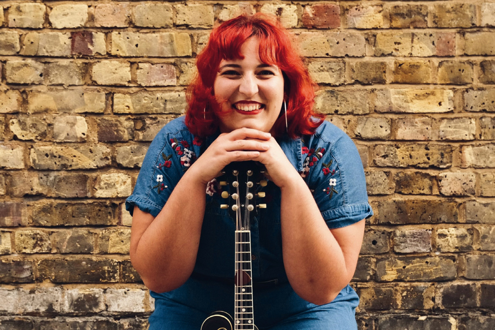 Folk and Bluegrass musician Abbey Thomas, a customer of Take it away