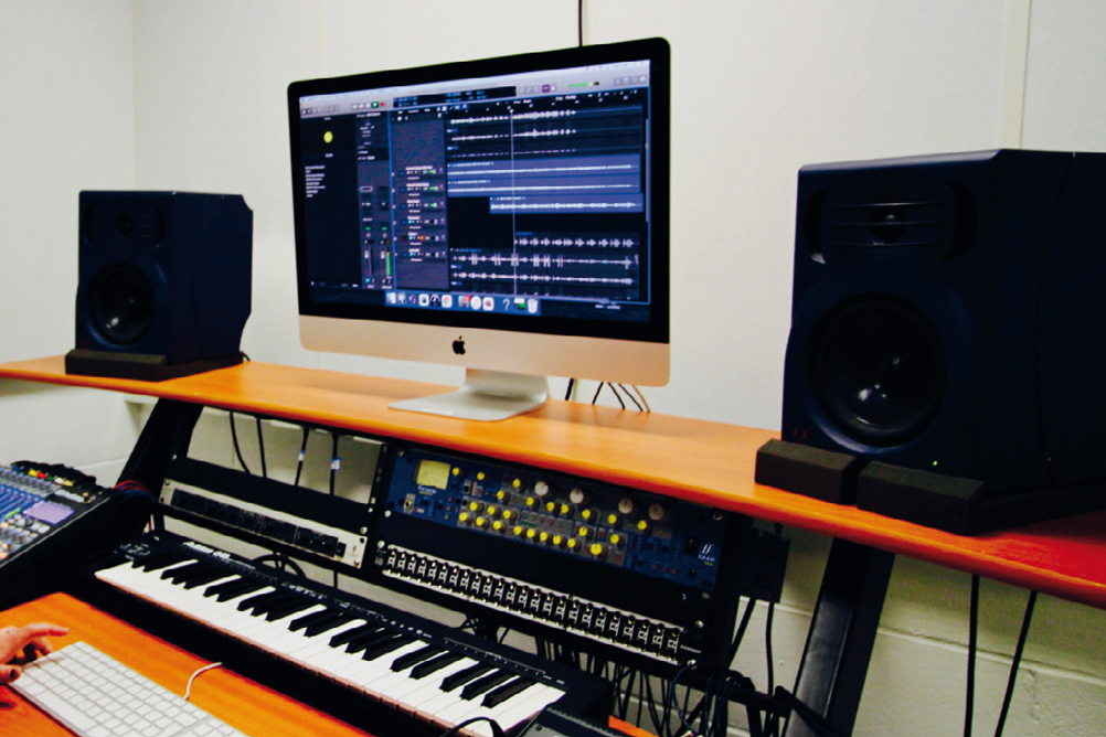 A well-organised DAW setup
